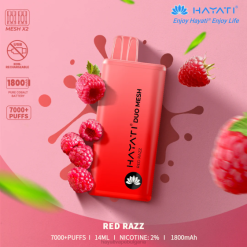 Hayati Duo Mesh разполагаем - 82P0179 Hayati Vapes Wholesale червен разц