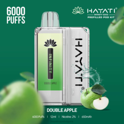 Hayati Infinity 6000 комплекта шушулки - 82P0146 Hayati Flavour Vapes двойна ябълка