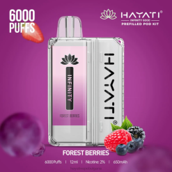 Hayati Infinity 6000 комплекта шушулки - 82P0148 Hayati Vape Flavours горски плодове