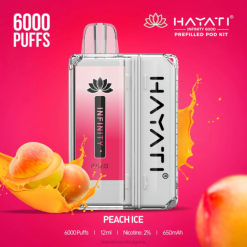 Hayati Infinity 6000 комплекта шушулки - 82P0155 Hayati Flavour List прасковен лед