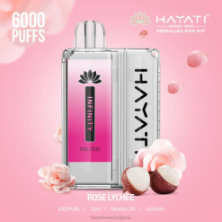 Hayati Infinity 6000 комплекта шушулки - 82P0158 Hayati Vape Flavours розово личи
