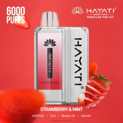 Hayati Infinity 6000 комплекта шушулки - 82P0160 Hayati Store Bulgaria ягода и мента