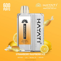 Hayati Miniature 600 комплекта шушулки - 82P047 Hayati Vape Review ягодов малинов лед