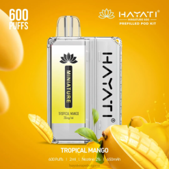 Hayati Miniature 600 комплекта шушулки - 82P049 Hayati Vapes Wholesale тропическо манго