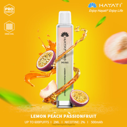 Hayati Pro Mini разполагаем - 82P028 Hayati Vape Flavours лимон праскова маракуя