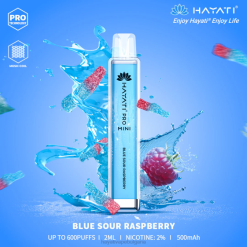Hayati Pro Mini разполагаем - 82P04 Hayati Vape Liquid синя кисела малина