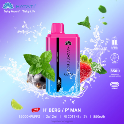 Hayati Pro Ultra за еднократна употреба 15000 впръсквания - 82P0219 Hayati Vapes Wholesale h' berg/p' човек