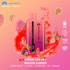 Hayati Pro Ultra за еднократна употреба 15000 впръсквания - 82P0224 Hayati Vape Liquid ягодови гуава/драконови плодове