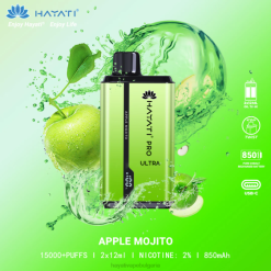 Hayati Pro Ultra за еднократна употреба 15000 впръсквания - 82P0200 Hayati Store Bulgaria ябълково мохито